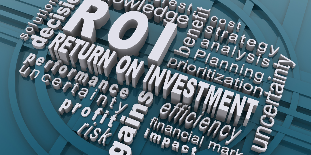 return on investment word cloud