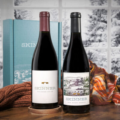 Holiday Wine Photography