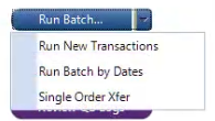 singe order transfer button